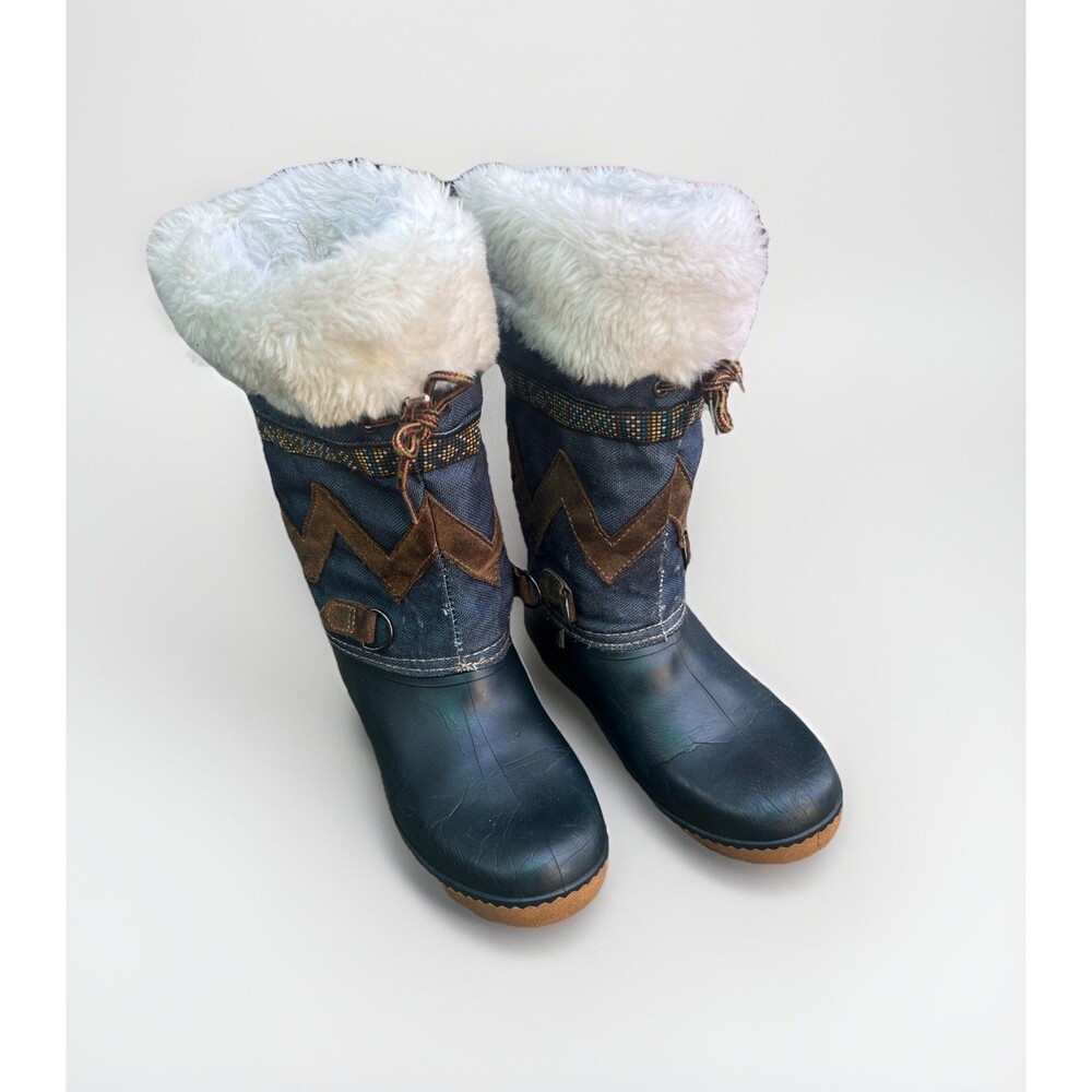 Baffin Women’s Winter Snow Boots Size 8 Waterproof Faux Fur Made in Canada